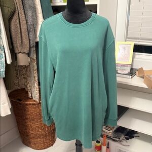 Double Zero Teal Sweatshirt